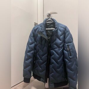 DKNY Men's Navy Puffer Jacket